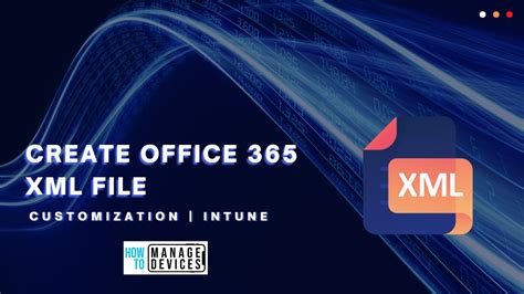 office 365 xml generator